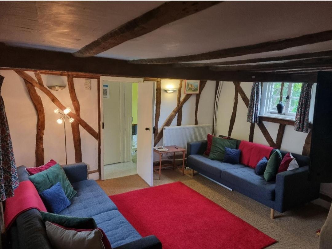 Entire Thatched Cottage Melbourn Rum bild